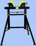 blackjack adjustable roller pipe jack stands - 115bjs