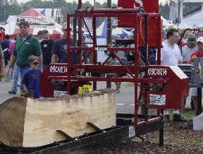 OSCAR 236 - 36" PORTABLE BANDSAW SAWMILL