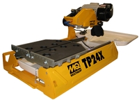 multiquip TP24X - professional 10" tile saw - stainless tray 