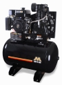 Simplex Tank Mounted Horizontal AIR compressor 5 TO 30 hp