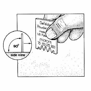 DELFELSKO - Powder Comb - Check Powder thickness